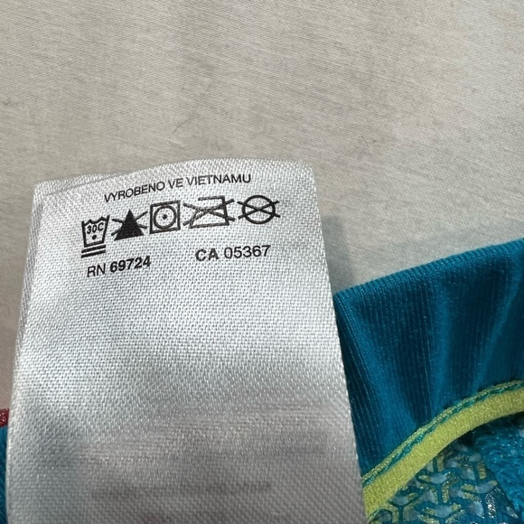 Columbia Youth L 14/16 Omni-Heat 3D Knit Tights Base Layer Colorblock Blue-Green - Picture 11 of 13